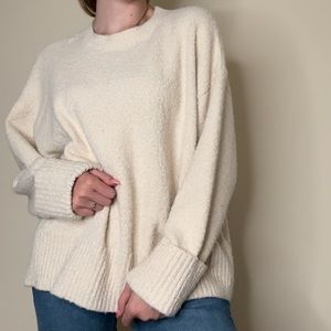 Cream Oversized sweater